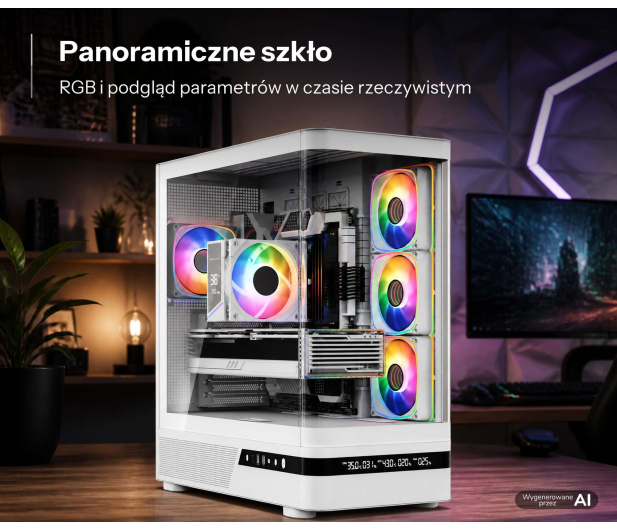 MODECOM Volcano AQ200 ARGB White - 1583206 - zdjęcie 12